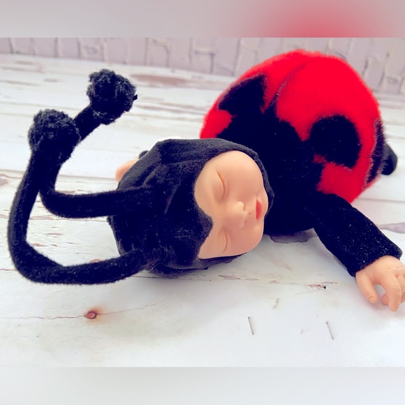 Anne Geddes Ladybug Baby Doll - Picture 4 of 9